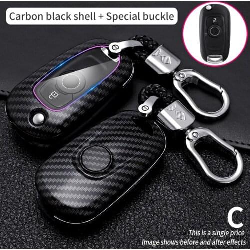 Car Key Cover For Opel Vauxhall Astra K Corsa E For Buick VERANO ENCORE GX GL6 2019 2020 2018 Flip Key Case Holder Cover