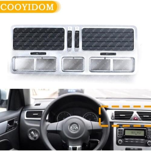 For VW Volkswagen bora Golf 4 Car Middle Silver instrument air outlet central air-conditioning 1JO 819 728G car-styling