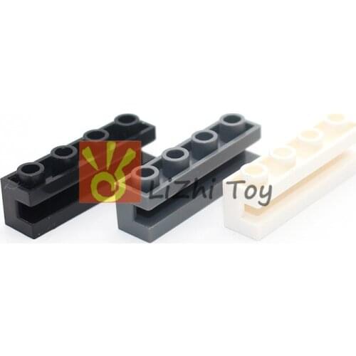 MOC Elements Brick Parts 2653 Brick Modified 1 x 4 with Groove Classic Piece Building Block Toy Accessory Bricklink