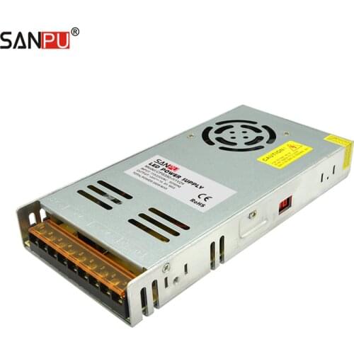 SANPU 24V 15A Power Supply Source 350W 110V AC/DC 24 Volts Transformer 220 V 24 V LED Driver (Replacement MeanWell LRS-350-24)