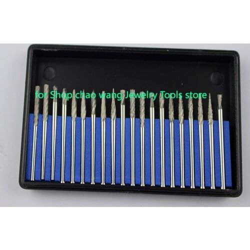 2.35mm 20PCS/SET Carbide Tungsten Rotary Kits for Polishing Jewelry