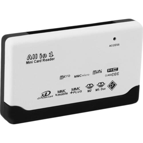 Mini Memory Cardreader All In One Card Reader USB 2.0 480Mbps Card Reader TF MS M2 XD CF Micro SD Carder Reader