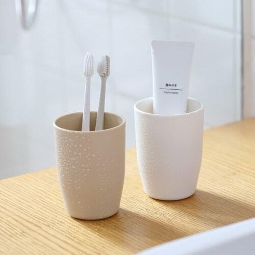 Creative mouthwash cups travel childrens protection wheat brush cups couple toothbrush cups wash cups