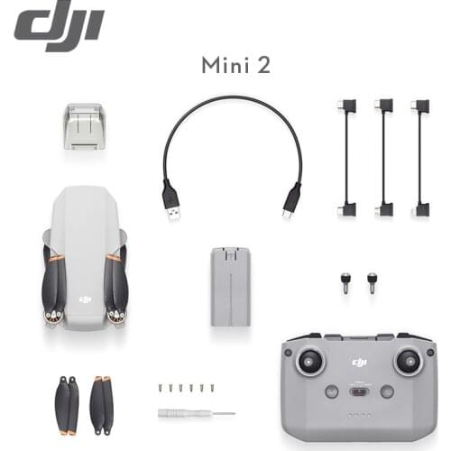 Original Mini 2 RC Drone Fly More Combo with 4K Digital Zoom Camera GPS 10KM 720p Video Transmission Distance DJI Quadcopte New