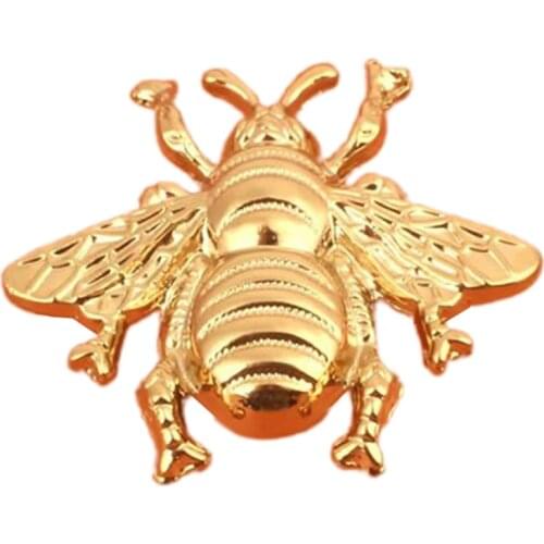 Metal Knobs European Retro Furniture Drawer Furniture Knob Door Bee Shape Handle Home Simple Design Sturdy Durable