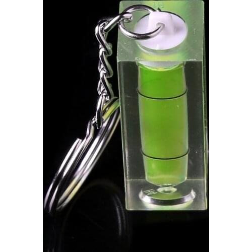 Mini Square Spirit Level Key Ring Key Chain Tool Gadget Fr Photo Wall Hanging TV