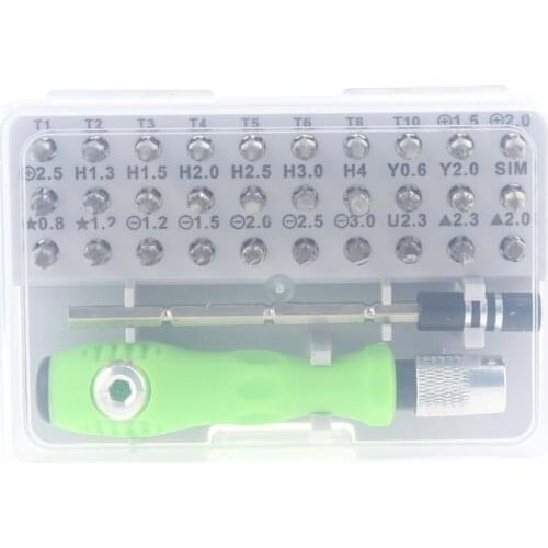 32 in 1 Precise Screwdriver Set Mini Magnetic Bits Kit Phone Laptop Mobile Tool L4MB
