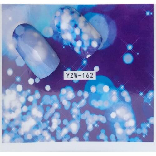 1 Sheet Nail Sticker Flower Transfer Beautiful Decals Butterfly Colorful Design Transfer Nail Sticker DIY Nail Art Design