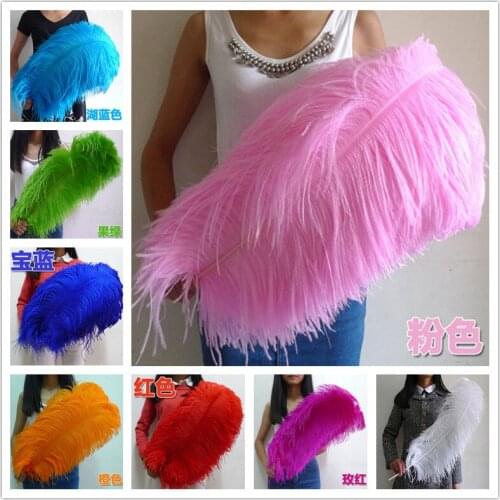 The New 50pcs/lot Beautiful Ostrich Feather 70-75cm/28-30inches Accessories Home Diy Party Craft Plumas De Faisan Plumes