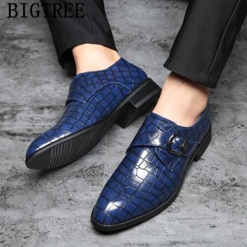 New Arrival 2021 Monk Strap Italian Fashion Men Wedding Shoes Crocodile Shoes Suit Shoes Zapatos De Hombre De Vestir Formal Xti