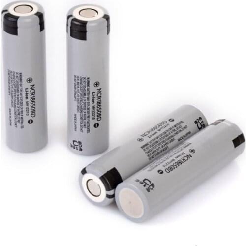 Panasonic 18650 Rechargeable Li-ion Batteries 3.7V 3200mAh Lithium Battery for Power Bank Flashlights NCR18650BD