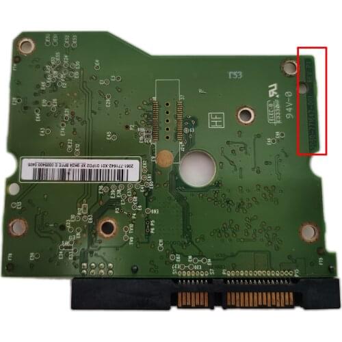 HDD PCB logic board 2060-771642-001 000 002 003 REV P1 for WD 3.5 SATA hard drive WITHOUT BIOS chip repair data recovery
