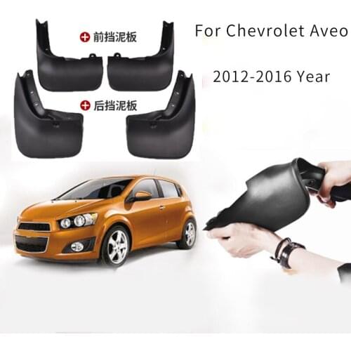 For Chevrolet Aveo Sonic TM Barina Hatchback Front Rear Fender Mud Flaps Guard Splash Flap Mudguard Car Accessories