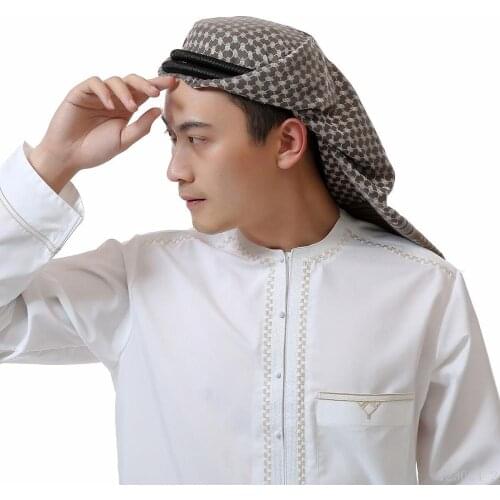 Headband for Muslim mens Turban, Arab Headband black color india hair islamic hat men Wholesale/dropshipping HS181