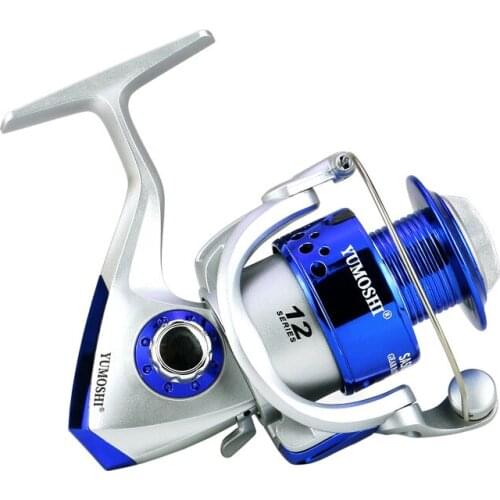 5.2:1 Gear Ratio Spinning Fishing Wheel 12BB SA1000-7000 Series 12BB Fishing Reel for Freshwater Light Weight Pesca Accessories