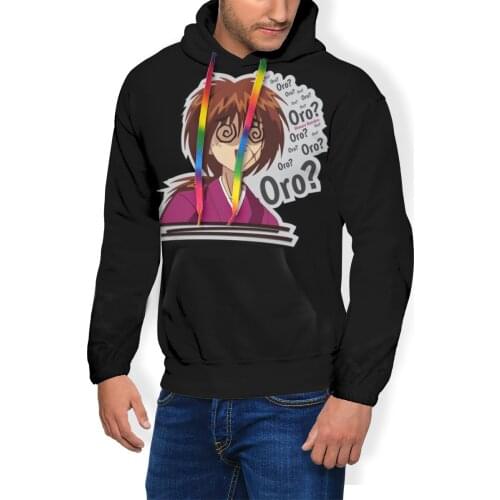 Rurouni Kenshin Hoodie Rurouni Kenshin Hoodies Red Long Length Pullover Hoodie Loose Warm Polyester Hoodies