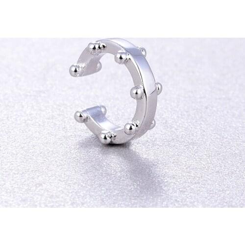 High Jewelry S925 Sterling Silver Armor Earrings New Simple Fashion Luxury Earrings for Women