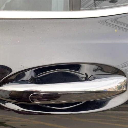 4 Pcs / Set Car Handle Protection Film Car Exterior Transparent Stickers For Hyundai Solaris I30 Elantra Tucson I10 i20 i35 IX20