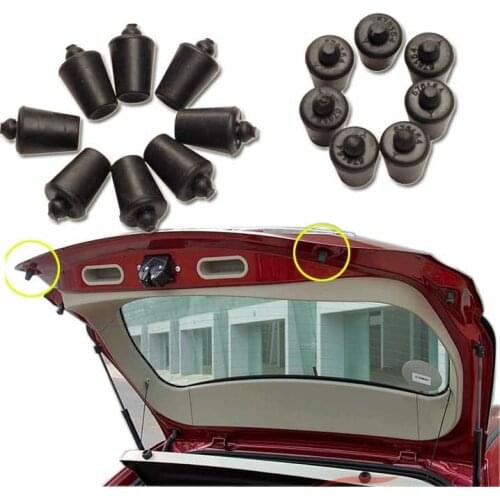 10 PCS Car Trunk buffer block Hatchback Trunk Boot cushion rubber for Geely Emgrand EC7-RV GX2 SC5-RV car accessories