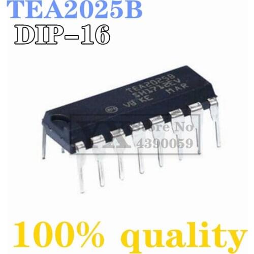 100PCS TEA2025B DIP-16 TEA2025 DIP