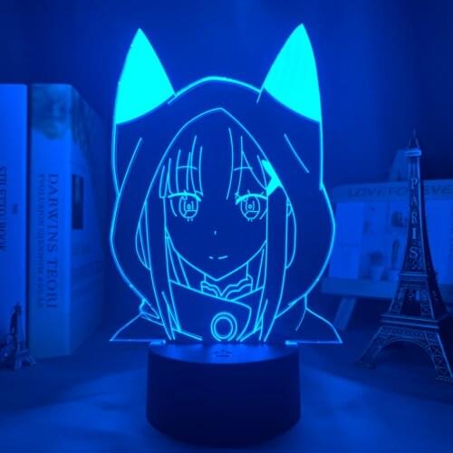 3d Anime Lamp Emilia Re Zero Nightlight for Kids Bedroom Decor Led Night Light Birthday Gift Waifu Manga Re Zero Led Light