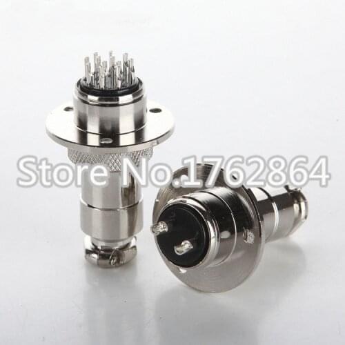 5 Pin 20mm GX20-5 With Flange Male Female Wire Panel Connector DF20 Circular Welding Aviation Plug Socket Air Connector