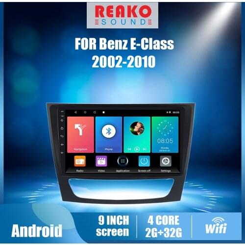 REAKOSOUND for Benz E-class W211 E200 E220 E300 E350 E240 E270 E280 CLS CLASS W219 2002-2010 2din Car Multimedia Android Player
