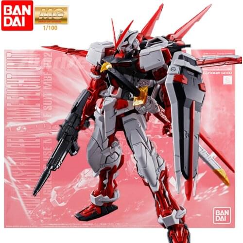 Bandai MG 1/100 Gundam Astray Red Frame PB Limited Flight Set Accessory Bag Collectable Assembly Model Toys Birthday Gift 18CM