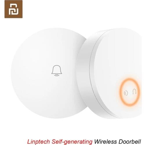 Youpin Linptech WIFI Self-power-generating Wireless Doorbell Work with APP Smart Control Memory Function AC 110-240V