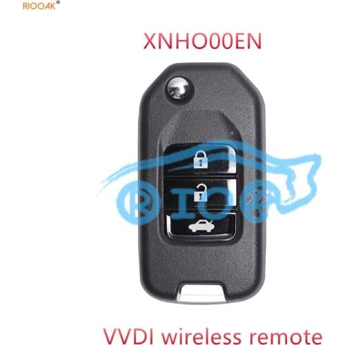RIOOAK 10pcs/lot Xhorse XNHO00EN Wireless Universal Remote Key Fob 3 Button for VVDI MINI Key Tool VVDI2 English Version
