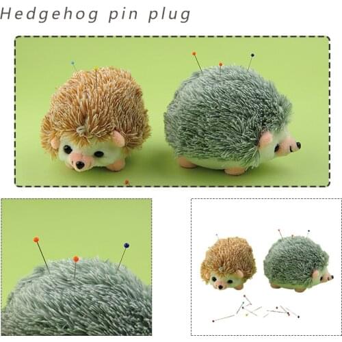Hedgehog Pin Insert Handmade Cloth Art Fixed Pin Insert Bag Cute Plush Pin Pin Pin Ball DIY Hand Tool