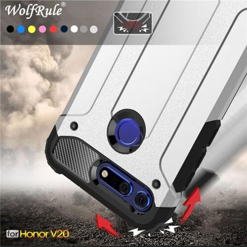 Phone Case Huawei Honor View 20 Case Full Wrapped Heavy Hybrid PC+TPU Cover For Huawei Honor View 20 Case Honor V20 View 20 6.4"