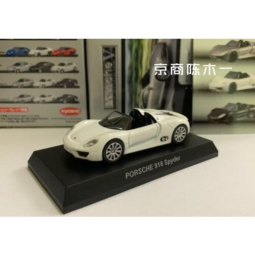 1/64 KYOSHO Porsches 918 Spyder Collection die-cast alloy car decoration model toys