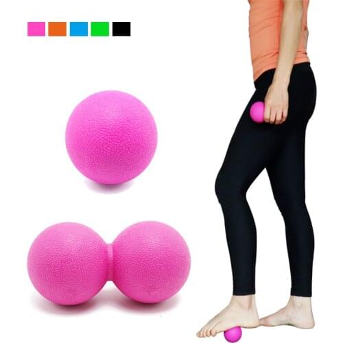 Massage Ball Women Lacrosse Yoga Mobility Myofascial Trigger Point Release Body Muscle Relexation Ball Peanut Shape