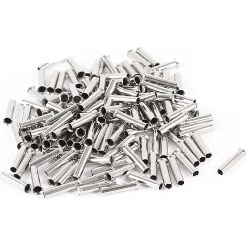 100Pcs 18AWG Bootlace Cooper Ferrules Wire Copper Crimp Connector Insulated Cord Pin End Terminal EN1010