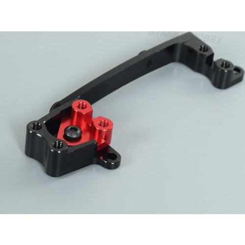 Aluminum Alloy Steering Servo Mounting Bracket for 1/10 RC Crawler Axial SCX10 II AX90046 90046 Upgrade Parts