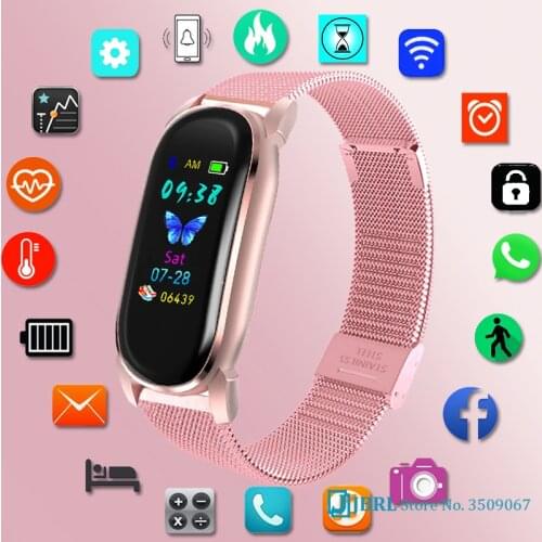 Body Thermometer Smart Watch Women Men Smartwatch Android IOS Bluetooth Waterproof Smart Clock Fitness Tracker Sport Wrist Watch
