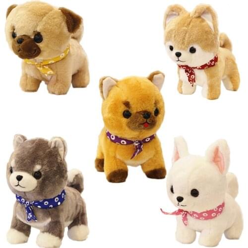 30cm Good Quality Soft Plush Shiba Inu Akita Dog Puppy Cute Dog Soothing Doll Decoration Christmase Birthday Gift