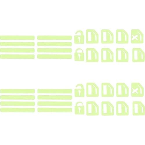 Car Door Window Luminous Button Sticker for Hyundai Accent Solaris Tucson Getz Ix35 Santa Fe Coupe I20 Veloster Ix25