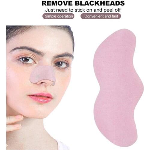 10pcs Bamboo Charcoal To Remove Blackhead Nose Patch Nasal Membrane Tear-off Pig Nose Patch To Remove Acne And Purify Pores