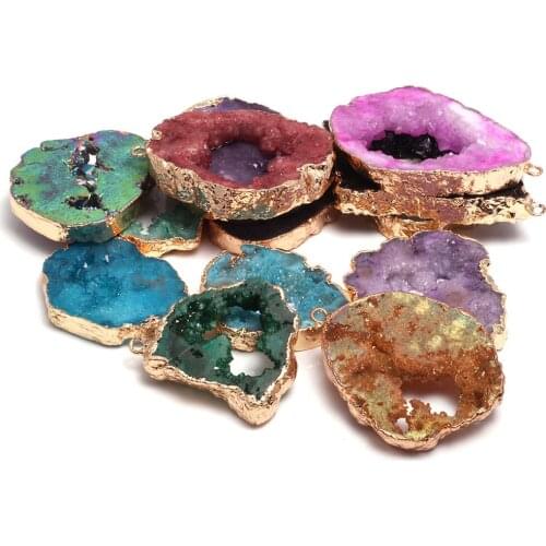 Natural Stone Pendant Irregular Agates For Jewelry Making DIY Necklace Bracelet Anklet Accessory