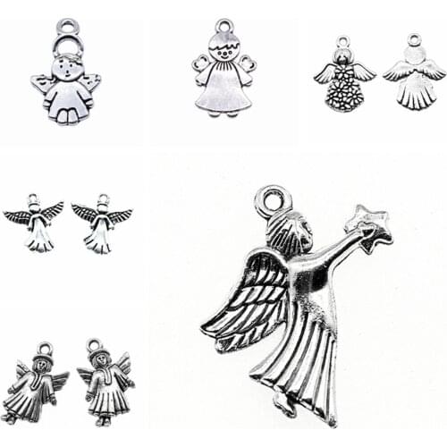 Wecharms bulk charms for jewelry making kit pendant diy jewelry accessories Angel Charms