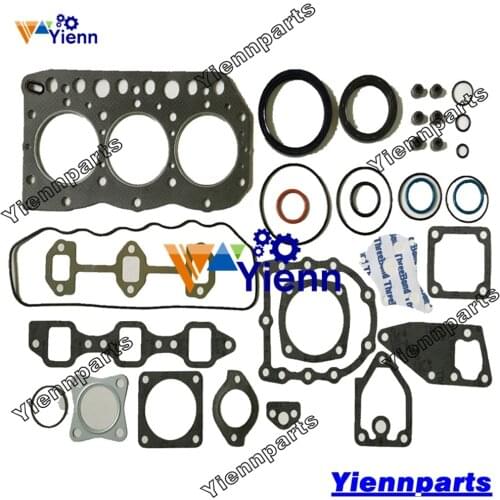 3TN75 3TN75U 3TN75L 3TN75-RNC Full Gasket kit With Cylinder Head Gasket For Yanmar F1145 Tractor Diesel Engine Repair Parts