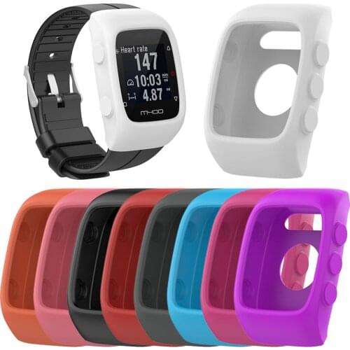 Silicone Cover For Polar M430 / Polar M400 Smart Watch Running Sport GPS Screen Case Replacement Protector Frame Accessories