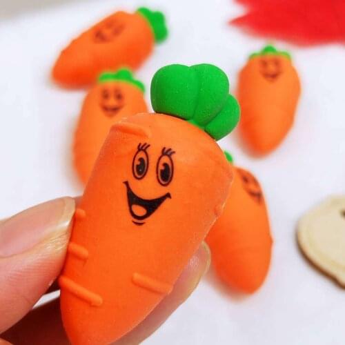 Cute 3D Fox Student Eraser Campus Fashion Kids Eraser*2pcs