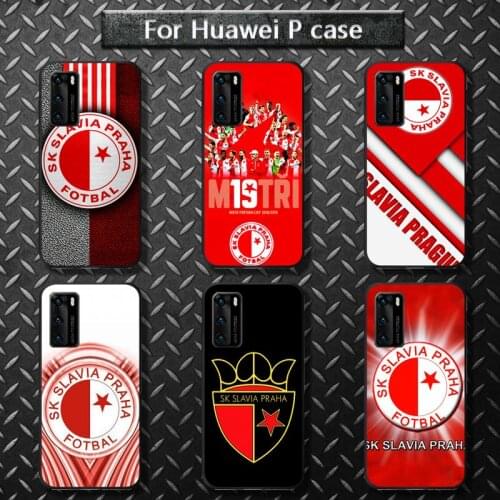 Sk Slavia Praha Czech Republic Phone Case for huawei P40 pro lite P8 P9 P10 P20 P30 psmart 2019 2017 2018