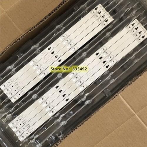 8PCS LED Backlight For L55P2-UDN TOT-55D2900-4x4+4x5-3030C B55A658U 55U6700C 55D2900 55HR330M04B6 55HR330M04A6 D55A810 L55E5800