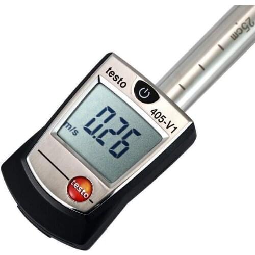 Testo 405-V1 Thermal Anemometer with Duct Holder Air/Wind Flow Volume Speed Temperature Meter Tester Testo405-V1 0560 4053