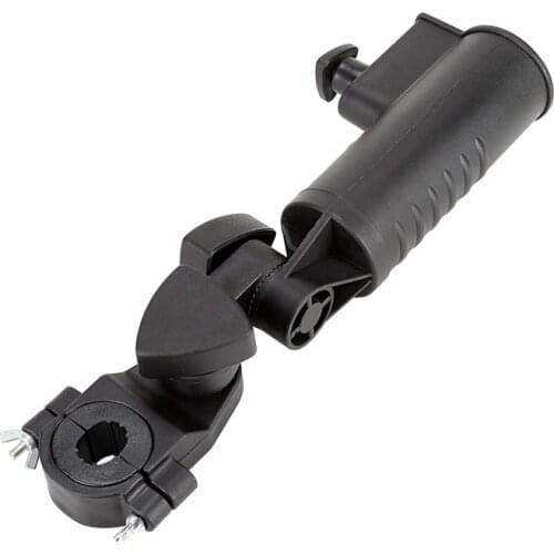 Universal Golf Trolley Umbrella Holder Adjustable Rotatable 3 Size Clips Stand for Buggy Baby Stroller Pram Golf Cart