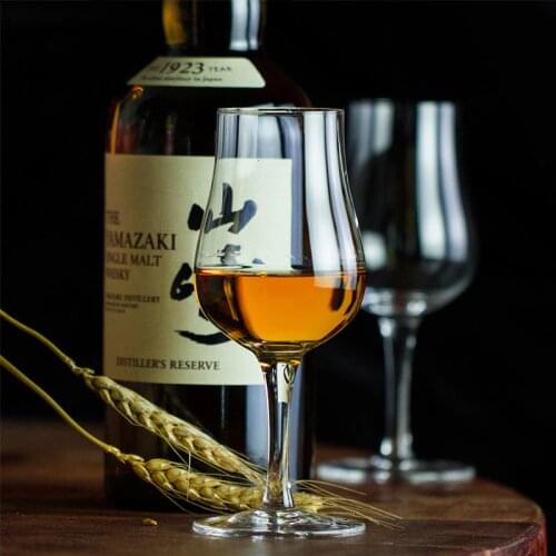Japanese Retro Whisky Copita Nosing Glass Vintage Geisha Chateau Home Bar Chivas Brandy Whiskey Crystal Goblet Wine Glasses Cup